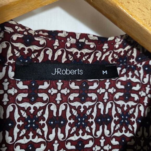 J. Roberts Multicolor Bohemian Crochet Trim Tassel Peasant Tunic Beaded Medium - Picture 4 of 12